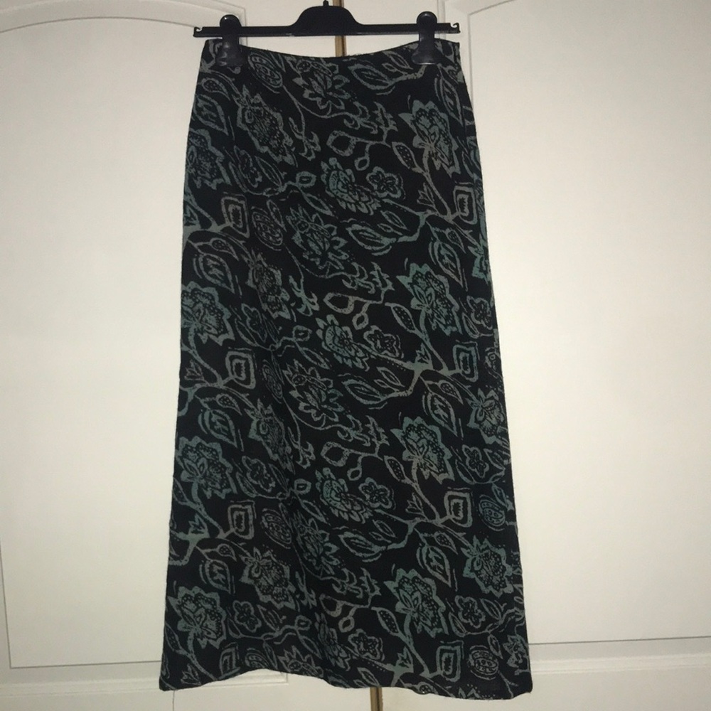 Vintage Agnes B. Floral Patterned Skirt